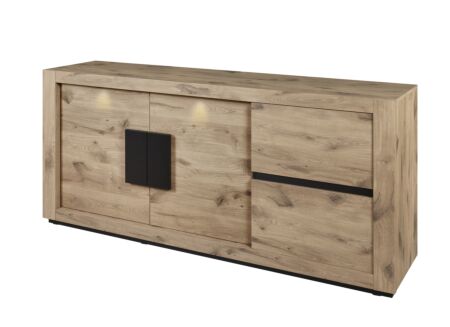 Dressoir Sanmarino 210cm - melamine - canyon oak