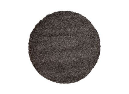 Rond tapijt Twister Ø160cm - polypropyleen - charcoal