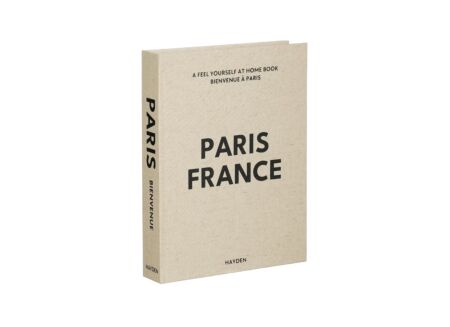 Deco Boek France 29x22x4cm - gerecycleerd papier - grijs