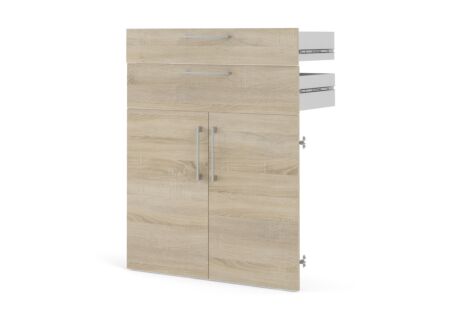 Inbouwset Prima 83x36x105cm - decor - eik