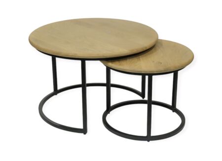 Salontafel Bluesette Ø70/Ø50cm -