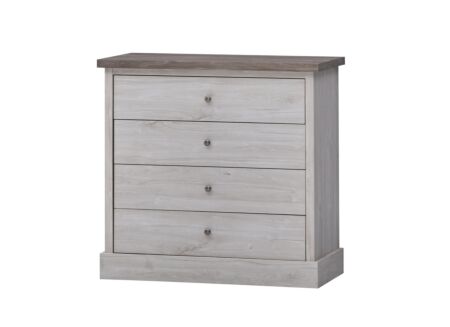 Ladekast Eline 85x46x82cm - decor - white oak/autumn oak