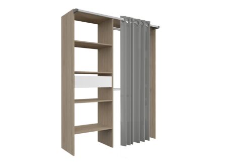 Kledingrek Gary 144x48x182cm