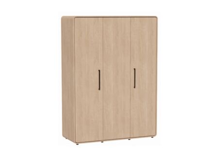 Kleerkast 155cm - melamine - brushed sand oak nature