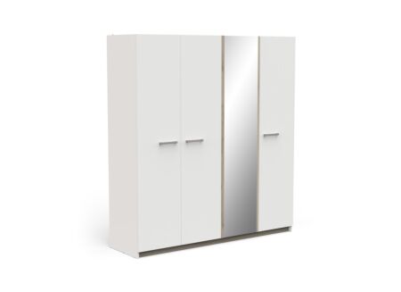 Kleerkast Watson 178cm - decor - kronberg eik/wit