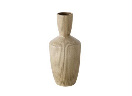 Vaas Oasis H30cm - stoneware - bruin