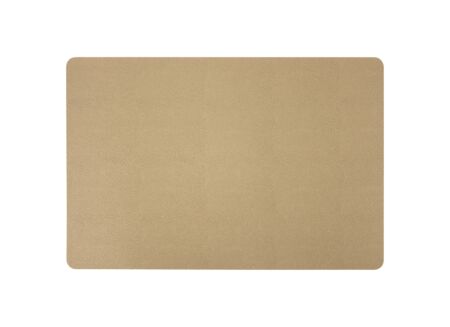 Placemat Mira 49x33cm - PU-leer - goud