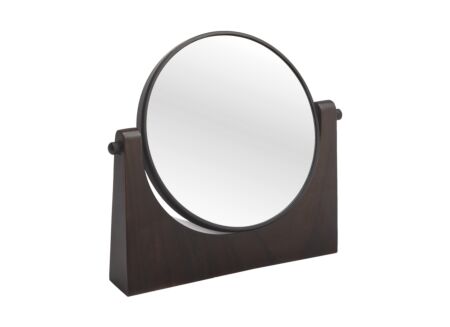 Make-up spiegel Ebony 14,3x21,5cm - ebbenhout - pecan