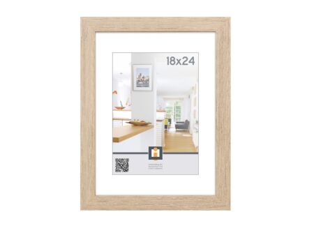 Fotokader Livorno 24x18cm - hout & glas - grijs