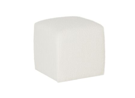 Poef Scent 45x45cm bouclé beige