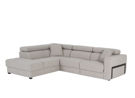 Hoeksalon Rezzo 291x226cm - stof met relax