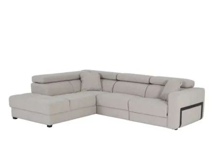 Hoeksalon Rezzo 291x226cm - stof met relax
