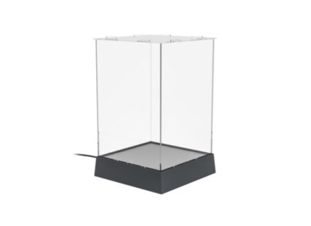 Display Box 13,5x13,5x20,5cm - kunststof - zwart
