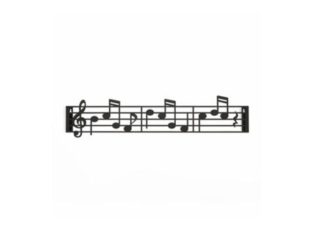 Kapstok Musik black metal 44cm