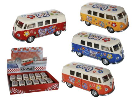 Car Model 1962 VW Bus Peace & Love