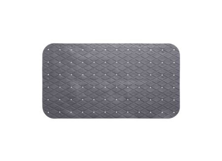 Badmat antislip 69x39cm grijs