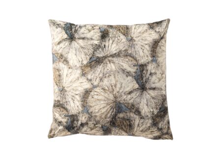 Kussen Tobias 45x45cm - polyester - sterling blue
