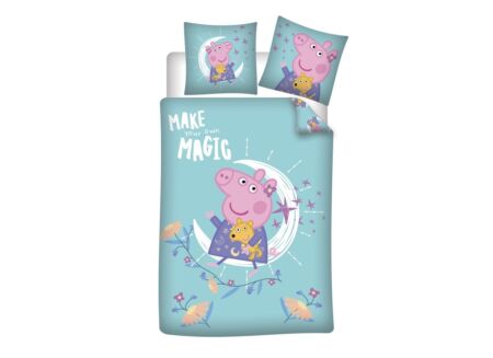 Dekbedovertrek Peppa Pig 140x200cm microvezel
