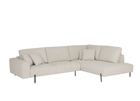 Hoeksalon Celaya 298x223cm - chenille - ecru