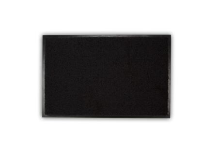 Deurmat Wash and clean 90x60cm katoen zwart