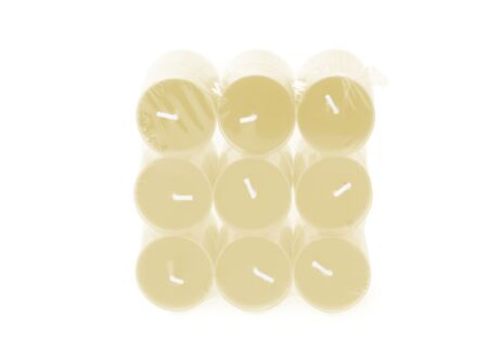 Theelichtjes Clearlight Shimmering Smile 4,5u groen, 18 stuks