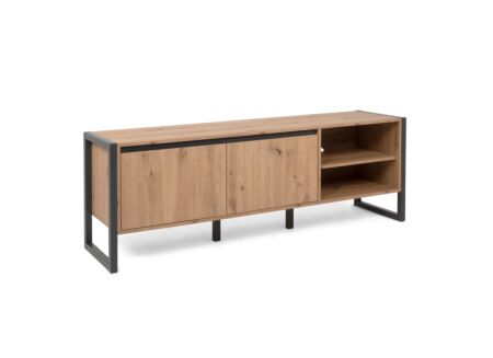 Tv-meubel Denver 160cm - spaanplaat - ambachtelijke eik