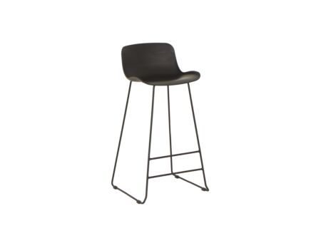 Barstoel Diavola ZH76cm - kunststof - zwart