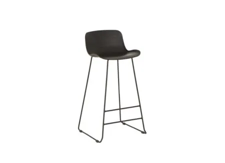 Barstoel Diavola ZH76cm - kunststof - zwart