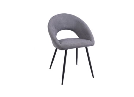 Stoel Imago 57,5x54,8x82,5cm - stof - donkergrijs
