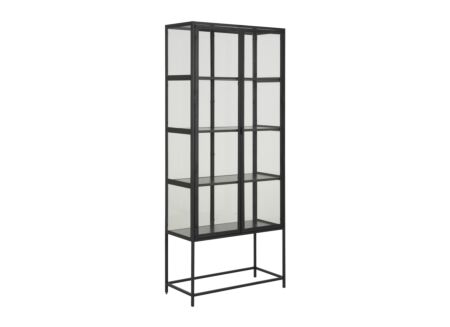 Vitrinekast 77cm - decor - eik