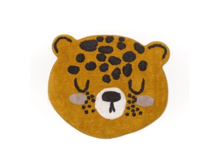 Kindertapijt Tijger 50x60cm zwart bruin