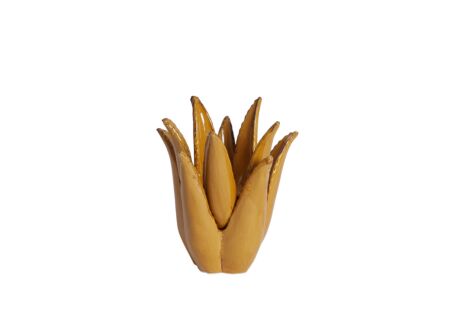 Kandelaar Cactus H11,5cm - keramiek - bruin