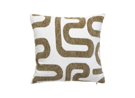 Kussen Safina 40x40cm - stof - kaki