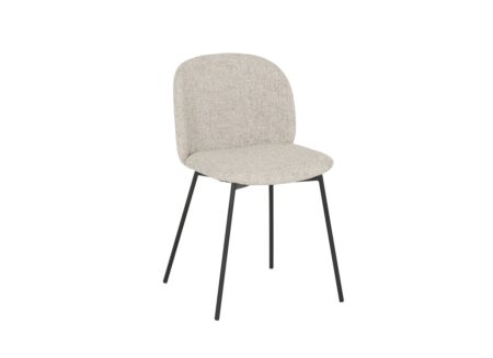 Stoel Stone 48x52x81cm - stof - beige