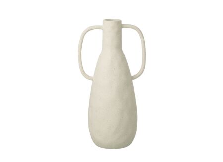 Vaas Jodi H41cm - stoneware - wit