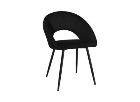 Stoel Imago 57,5x54,8x82,5cm - stof - zwart