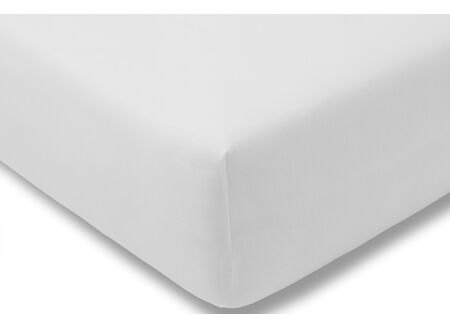Hoeslaken 90/120x190/220cm jersey katoen wit
