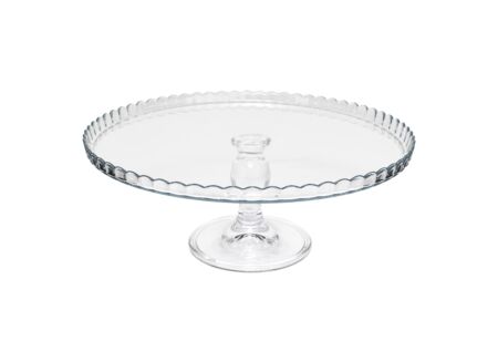 Taartschotel Lara Ø32x12cm - glas - transparant