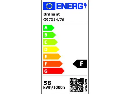 Label énergétique - Plafonnier Slimline Ø49cm