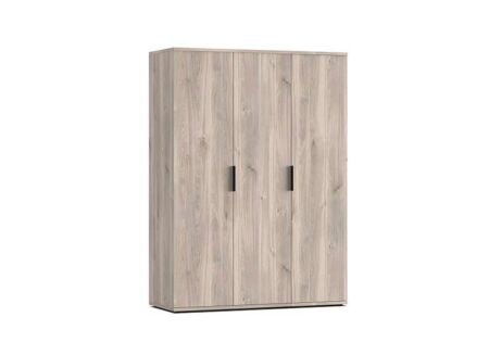 Kleerkast Gloria 150cm - melamine - greige castello oak Kleerkast Gloria 150cm - melamine - greige castello oak
