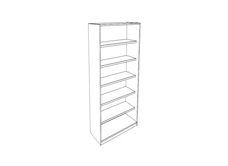 Disposition - Armoire de rangement Pronto 90cm
