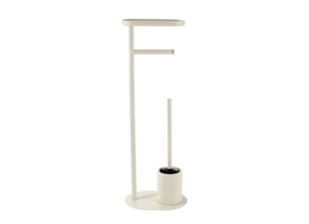 Toiletbutler Flair 23x17x67cm - metaal - beige