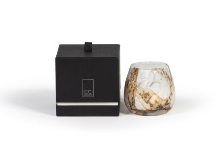 Geurkaars H11,5cm amber bruin