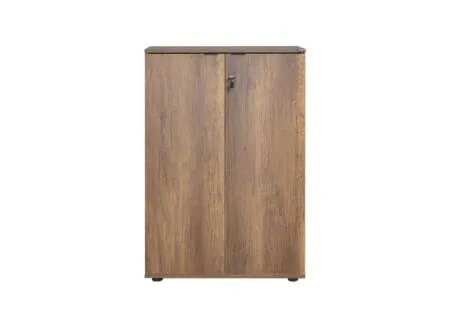 Commode Meradi 72x34x109cm - melamine - oslo walnut