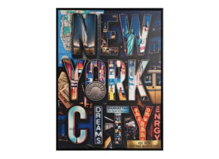 Print op canvas NYC 60x80cm