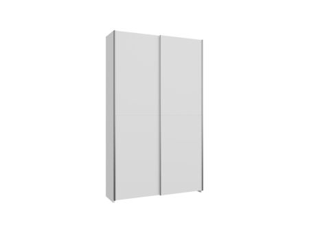 Armoire à portes coulissantes Homenook 120cm - décor - blanc Armoire à portes coulissantes Homenook 120cm - décor - blanc