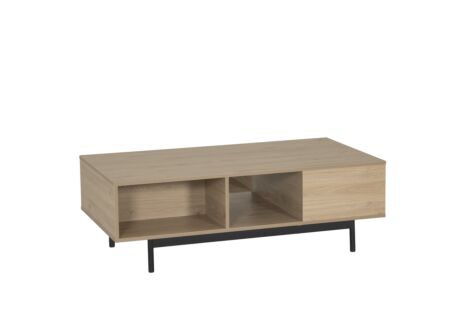 Salontafel Token 130x70cm - decor - eik met opbergruimte
