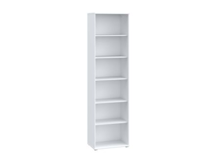 Boekenkast Topic 54x35x198cm - decor - wit