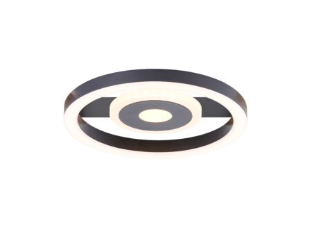 Plafondlamp Maureen Ø20cm - metaal/kunststof - zwart