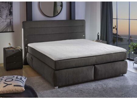 Boxspring Livia Mix 180x200cm stof donkergrijs